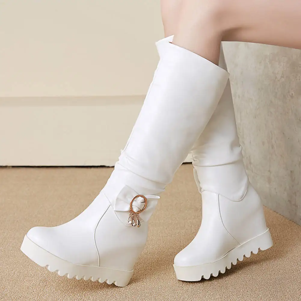 KARINLUNA Big Size 30-43 New Snow Boots Ladies Height Increasing Platform Shoes Woman Fashion Decoration Non-slip Boots Women