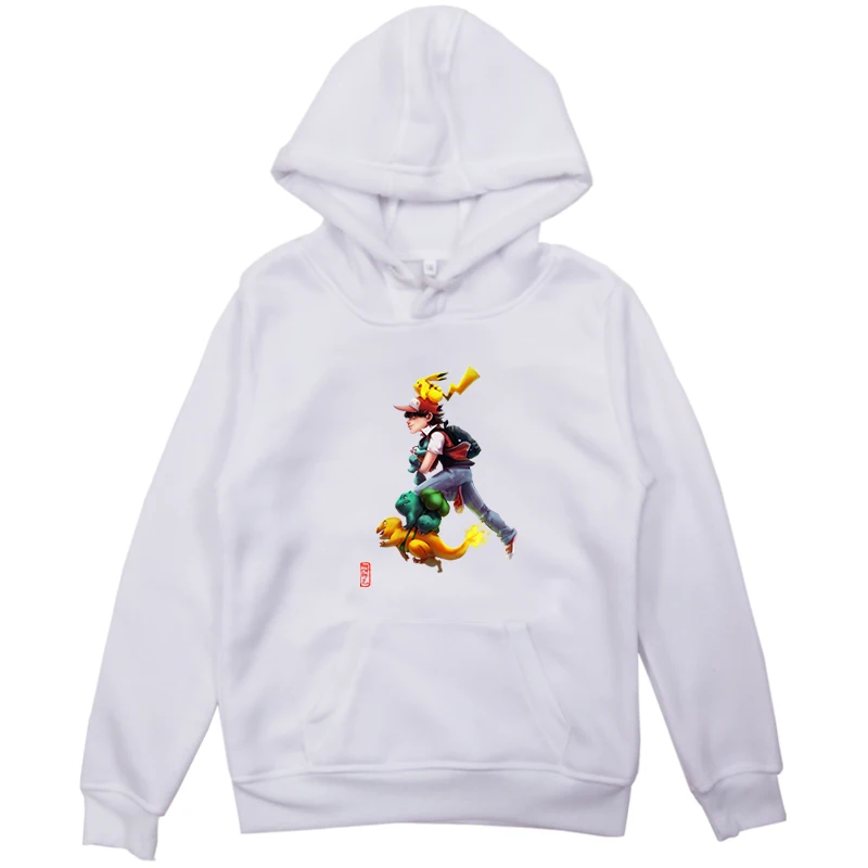 Hoodies 12 Толстовки с капюшоном и принтом «Покемон» для маленьких мальчиков; одежда для маленьких мальчиков и девочек; толстовки для малышей; осенне-зимнее пальто; Повседневные детские топы; - Цвет: Hoodies 12