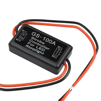 

Rear-end Preventing Strobe Car Controller 12V GS100A LED Brake Stop Light Anti-interference