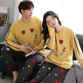 

New Flannel Couple Pajamas Cartoon Sleepwear for Men Pajama Sets Pijamas Mujer Lover Pyjamas Homewear Thin Velt Clothing Suit