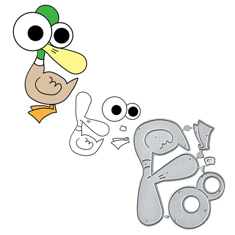 

DiyArts Long-billed Duck Metal Cutting Dies Scrapbooking Card Making Embossing Stencil Die Cut Template New 2019 Craft Dies