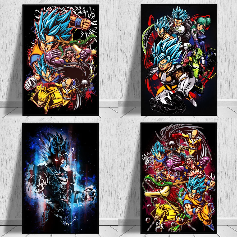 Japanese Anime Hero Wall Art Posters Wall Decoration Pictures