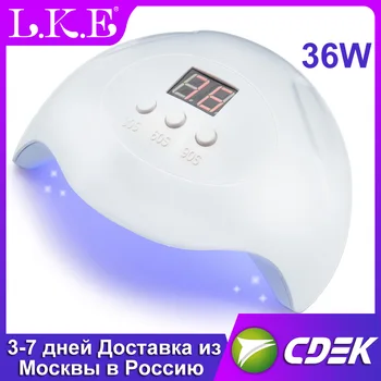 

UV Lamp Nail Dryer 36W Lamp for Nails Manicure Machine Portable Nail Lamp USB Gel Nail Polish Gel Varnish