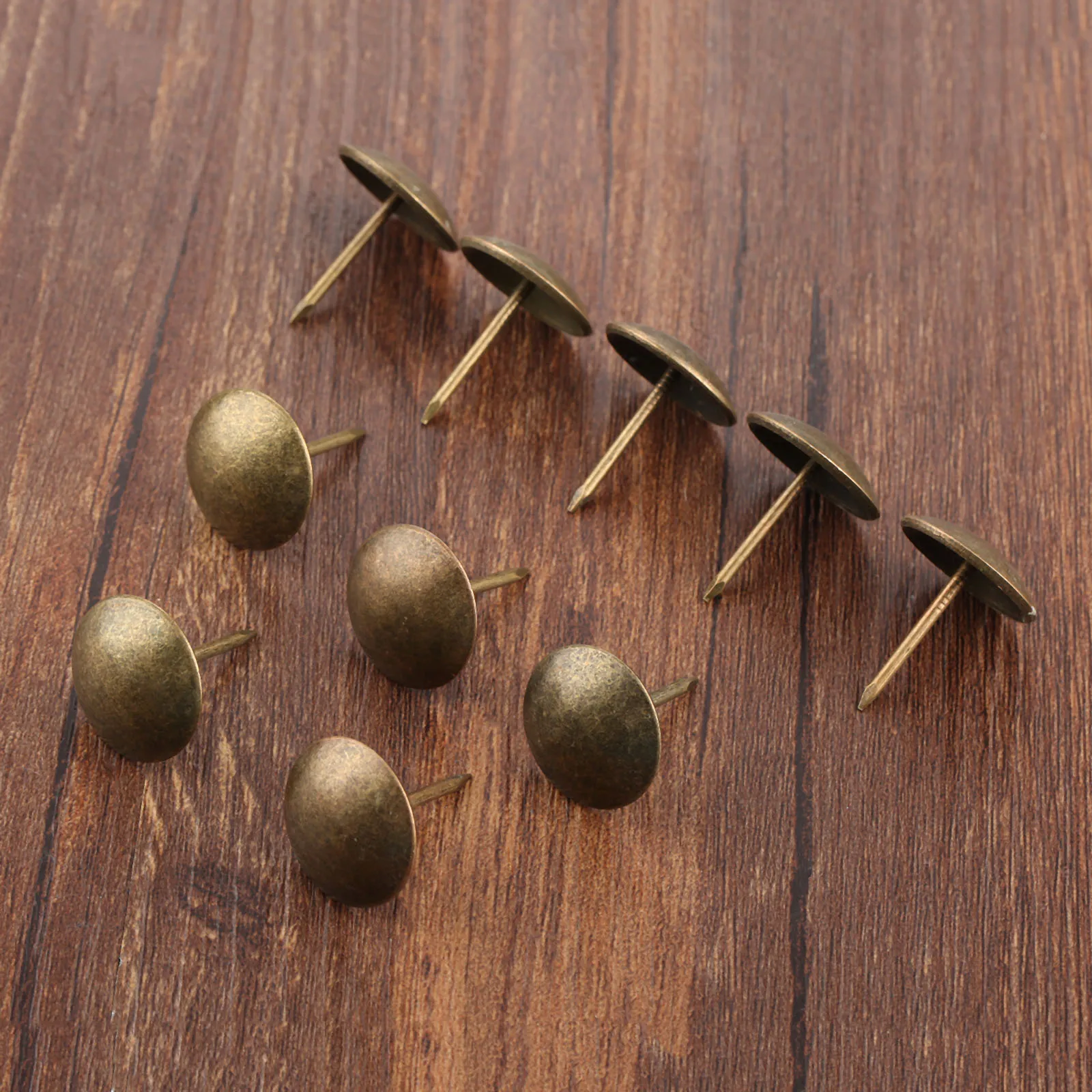 10Pcs 20*25mm Upholstery Nail Tachas Jewelry Gift Box Door Sofa Decorative Tack Stud Pushpin Furniture Nail Antique Bronze