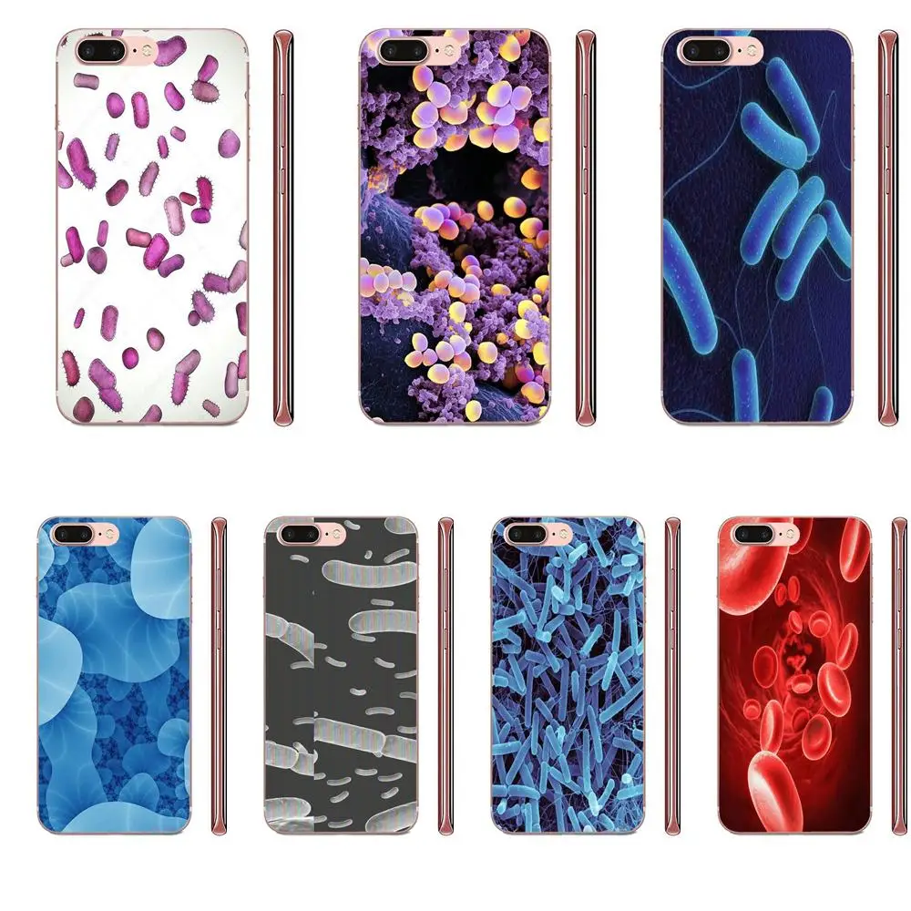 Art Microbes Red для HTC Desire 530 626 628 630 816 820 830 One A9 M7 M8 M9 M10 E9 U11 U12 Life Plus мягкие чехлы | Мобильные