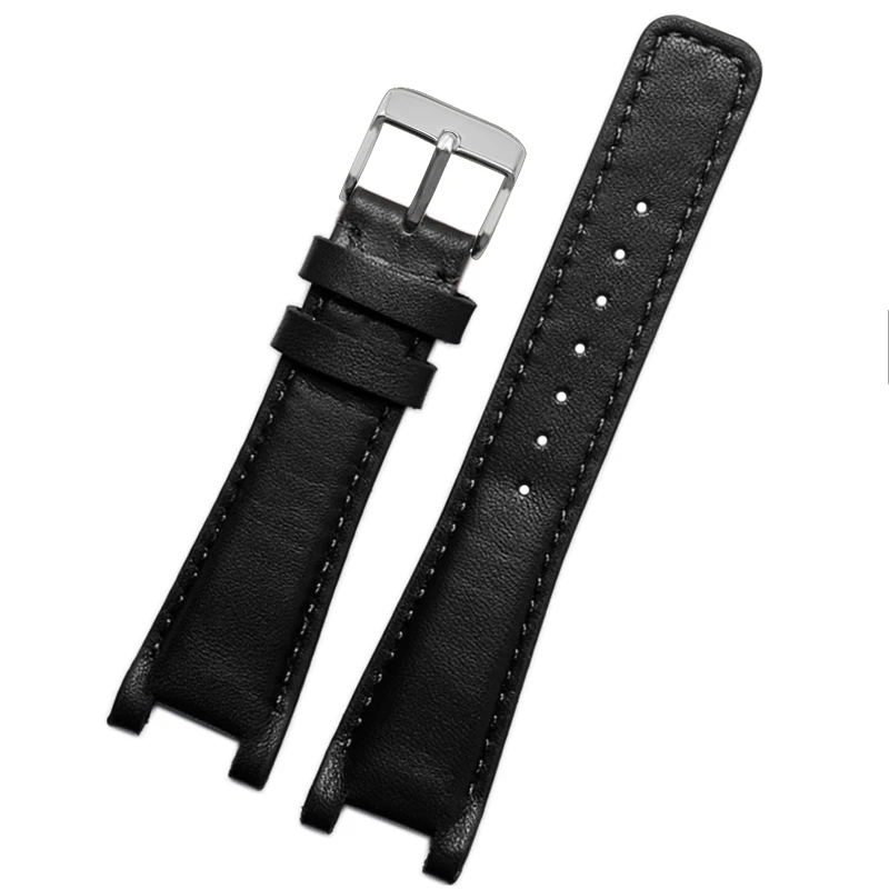 Concave Leather Watch Band for Gucci 