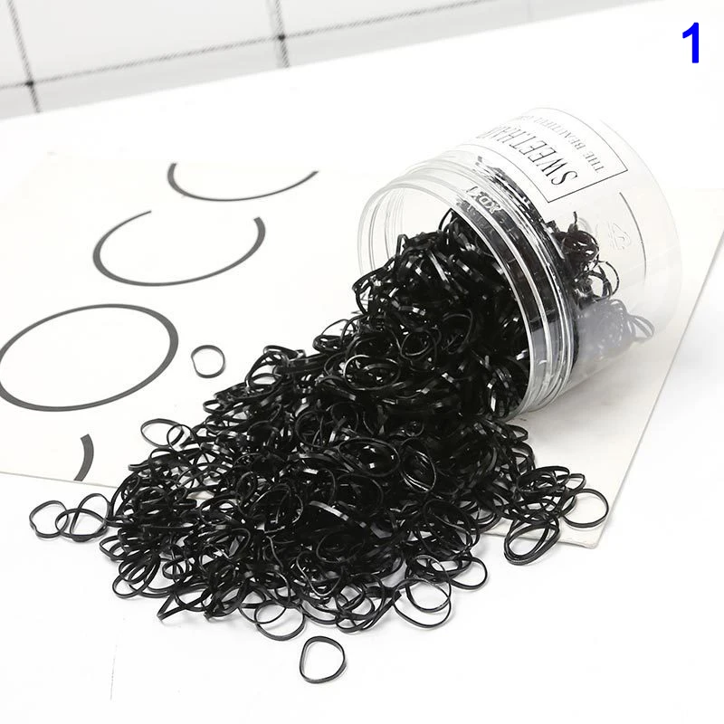 500pcs Hot Children Girls Disposable Elastic Hair Ties Stretch Bands Holders Accessories Diademas Para El Pelo Mujer 2019 | Детская
