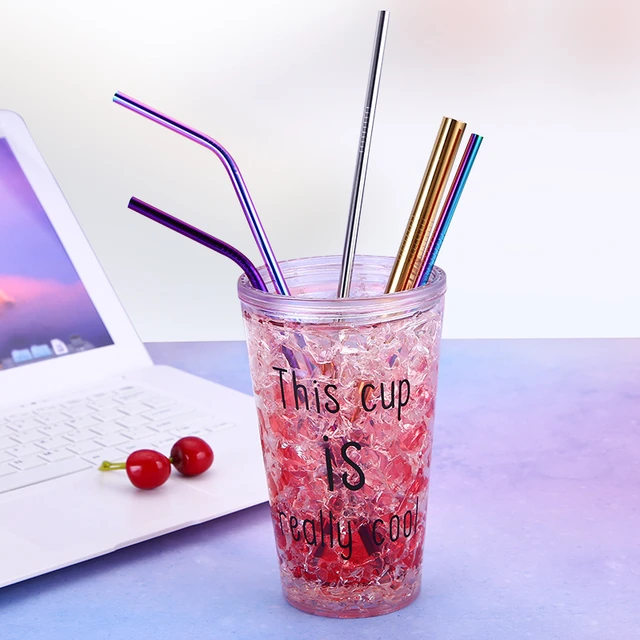 Stainless Steel Reusable Straws Smoothie  304 Stainless Steel Drinking  Accessory - Bar Accessories - Aliexpress