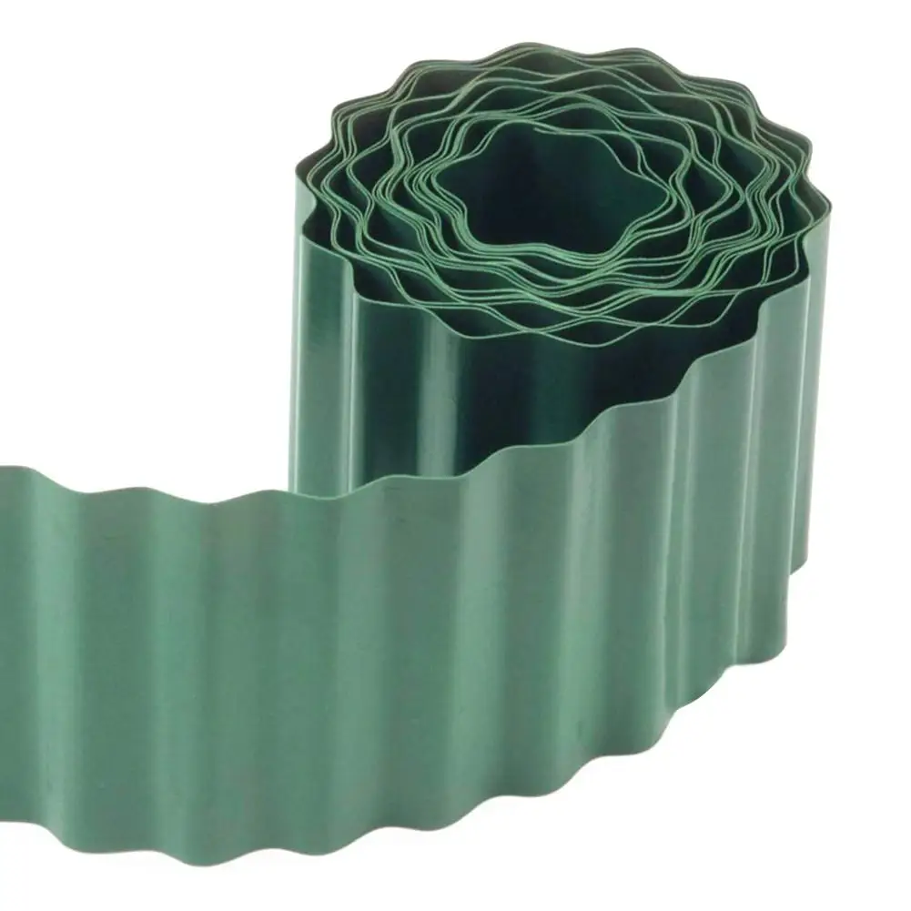 

1 Roll Green Garden Decorative Ultra-thin Fence One-time Installation Plastic Fence For Outdoors Garden Courtyard