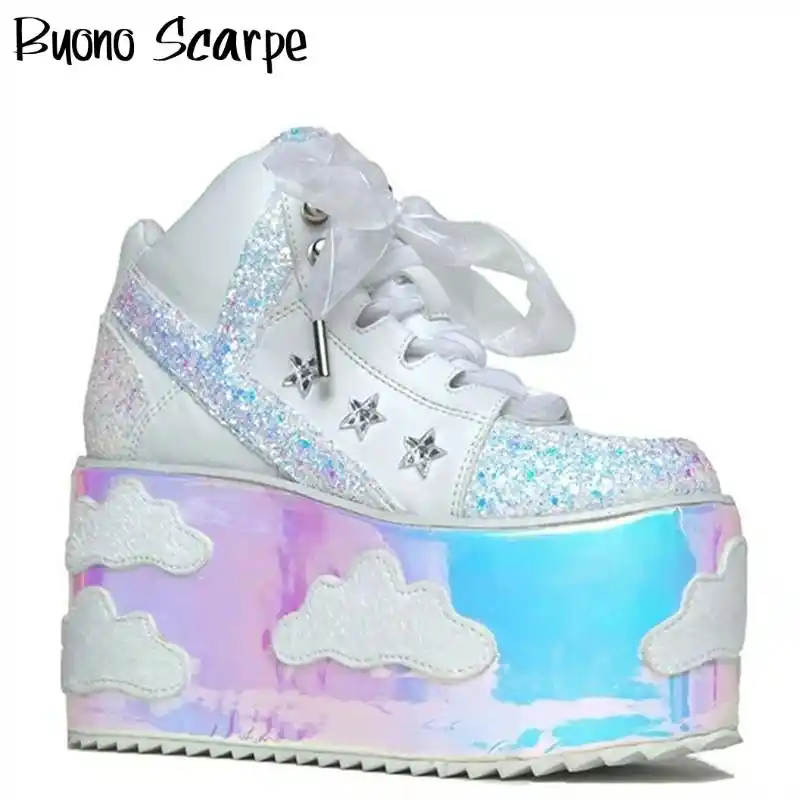chaussures plateforme spice girl