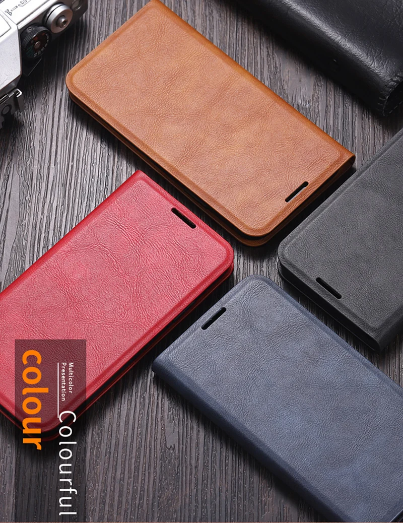 Wallet PU Leather For Realme 8 Pro Case Magnetic Book Stand Flip Card Protection Cover waterproof cell phone pouch