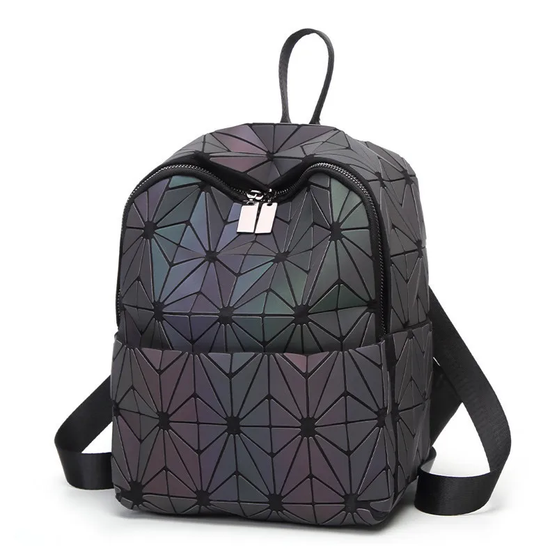 MAGICYZ geometri ctriangle сумки с голограммой светящийся женский рюкзак sac a dos женский рюкзак Mochilas голографический рюкзак - Цвет: Luminous Hexagon