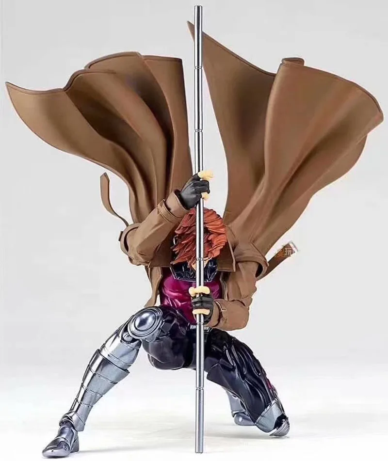 Marvel Amazing Yamaguchi Revoltech GAMBIT series Серия № 012 фигурка игрушка; подарок для детей