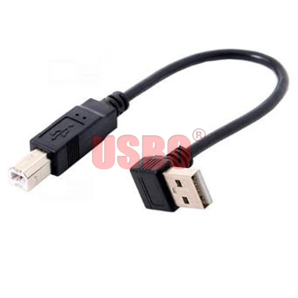 Высококачественный локоть 90 градусов черный 0 2 м USB стандартный штекер принтер