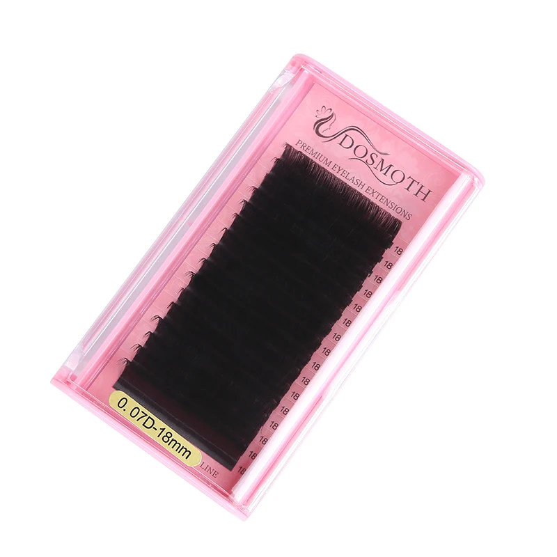 5-Tray Pack of Extra Long Individual Eyelash Extension Natural False Eyelashes - Lengths 17mm and 18mm image 5