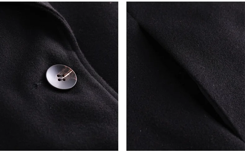 Большие размеры 4XL-10XL, шерстяное Женское пальто средней длины, осенне-зимнее шерстяное пальто, s, Корейская Толстая мм шерстяная ветровка, куртка, пальто
