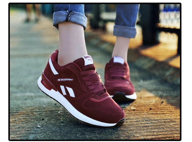 Trendy Women's Suede Sport Shoes