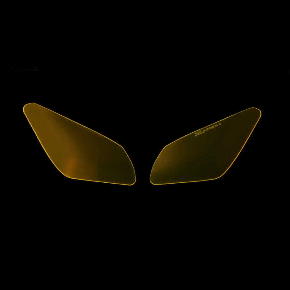 Yellow Teng поклонение для YAMAHA MT 09 MT09 FZ09 Tracer 900 GT мотоциклетная фара Защитная крышка Щит экран Лен - Цвет: Yellow