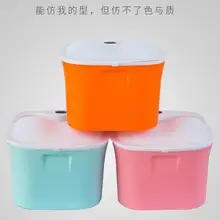 Бочка для ног, пластиковая Ванна для ног, утолщенная изоляционная ванна для ног выше икры, температурная ванна с массажем для дома artifa