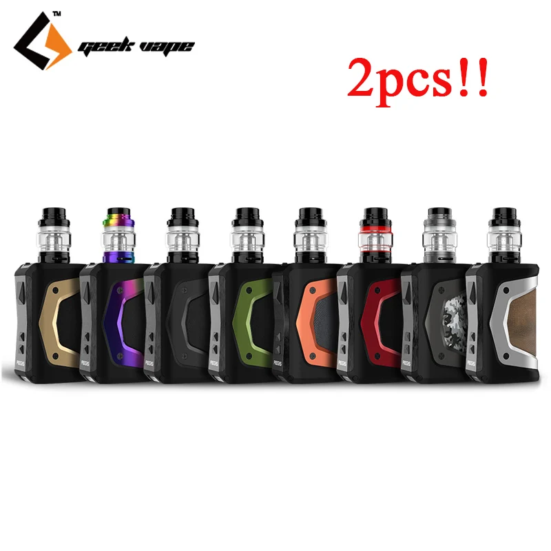 2 шт.! Набор для вейпа GeekVape Aegis X 200 Вт с баком Cerberus Sub Ohm 5 мл|Системы нагревания