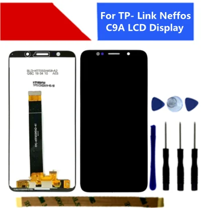 Для TP-LINK Neffos C9A ЖК-дисплей и сенсорный экран дигитайзер сенсор в сборе Замена 5 99