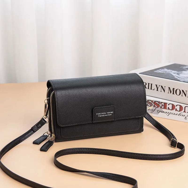 

2020 Multi-function Wallet Ladies Korean Multi-card Position Clutch Large Capacity Casual Shoulder Bag Mobile Phone Bag Cartera