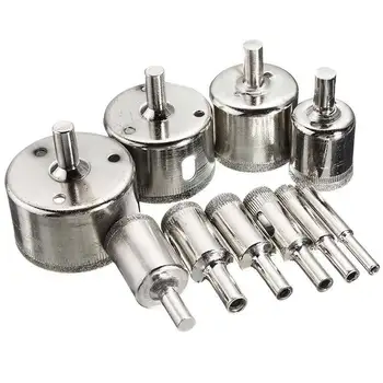 

Alloy Diamond Coated Tool Drill Bits Hole Saw Cutter Glass Marble Woodworking
