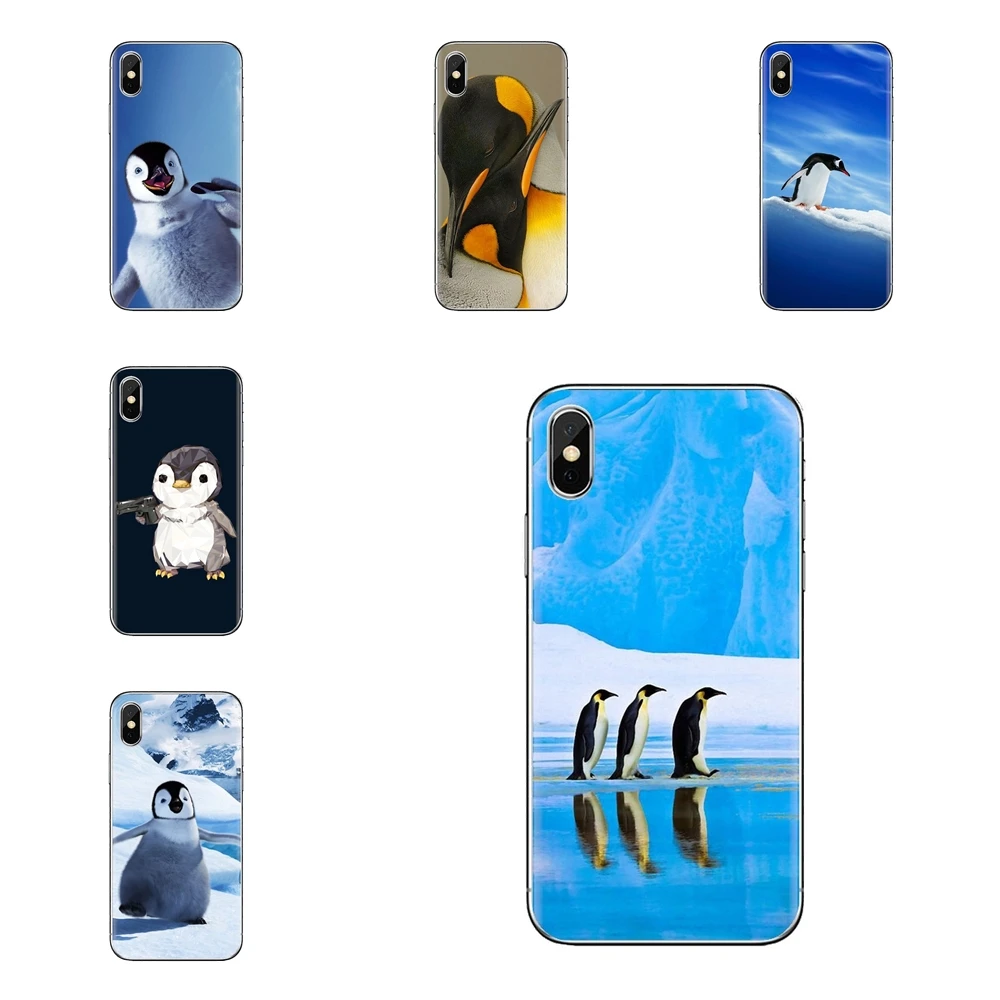 Пингвина из мультфильма с изображением героини для samsung Galaxy S3 S4 S5 мини S6 S7 край S8 S9