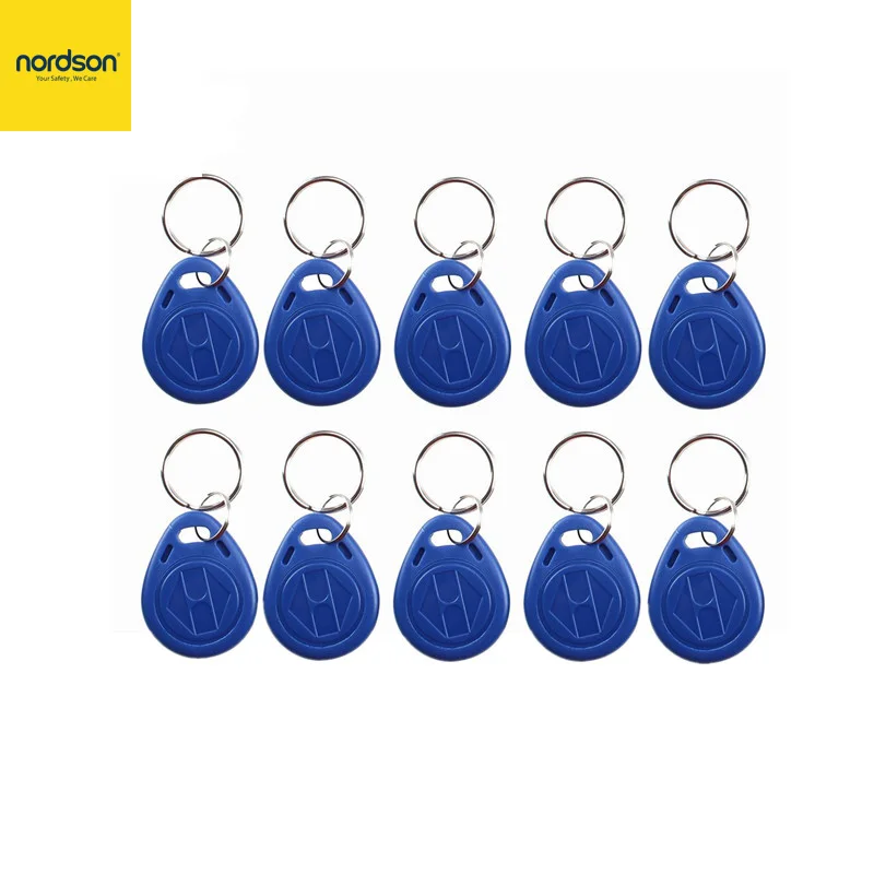 

Nordson Original Waterproof TK4100 Chip 125KHz RFID Proximity Smart Door Entry Access Control Keyfob/ Keychain/ Keytag ID Card