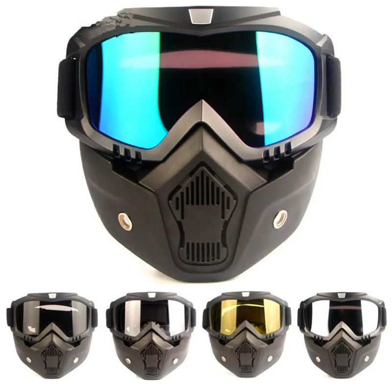 Full face anti-impact tactical goggles outdoor CS anti-fog riding eyeglasses mask