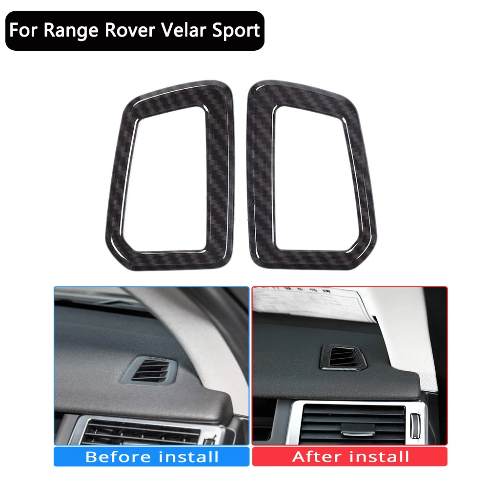 

Боковая панель из АБС-пластика в стиле углеродного волокна для вентиляционного отверстия кондиционера Land Rover Discovery Sport 2015-2019