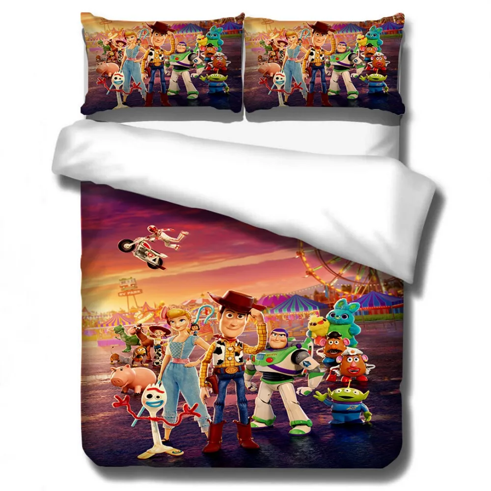 Disney Toy Story Шериф Вуди Базз Лайтер постельных принадлежностей одеяло пододеяльники Наволочка Дети Мальчики украшения спальни - Цвет: A