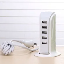 30 Вт Высокое качество 5 портов Мульти USB зарядное устройство концентратор Универсальный мобильный телефон зарядная станция Док-станция настольная настенная домашняя зарядка s