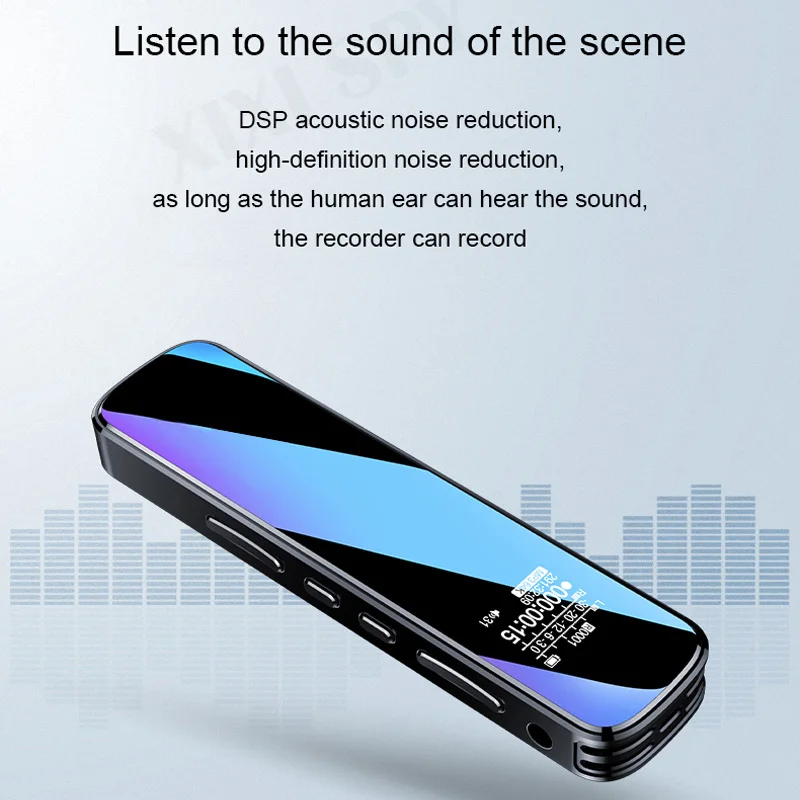 Диктофон диктофон звук мини аудио mp3 плеер профессиональная цифровая запись HD