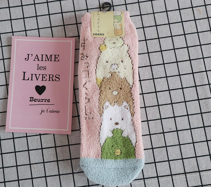 see chart IVYYE Sumikko gurashi стильные модные теплые носки в японском стиле повседневные длинные носки Лидер продаж, зимние хлопковые носки для женщин и девушек, новинка - Цвет: see chart