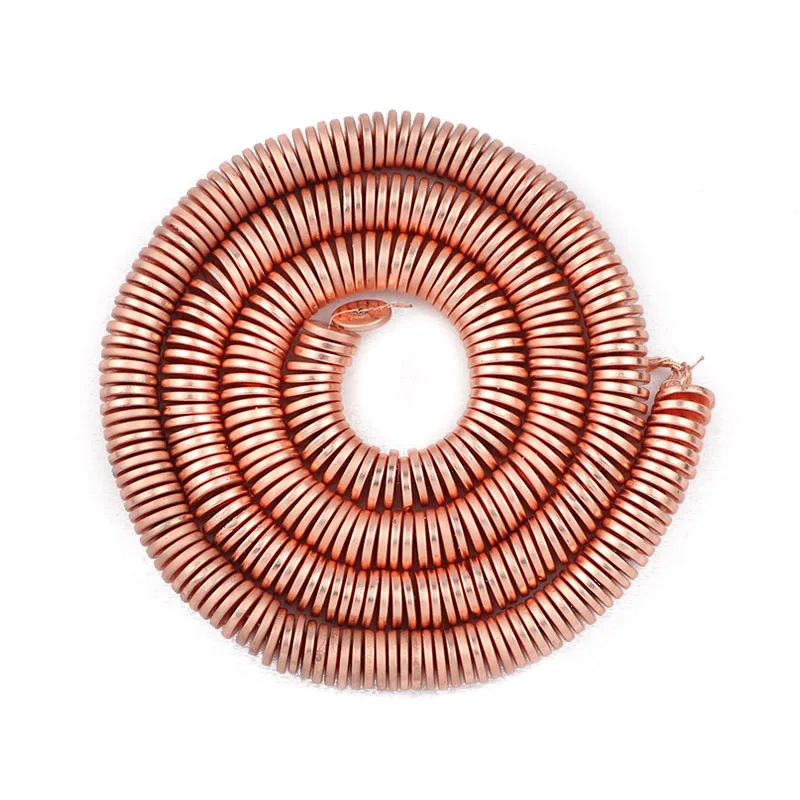 Matte Rose Gold Hematite Spacer Beads