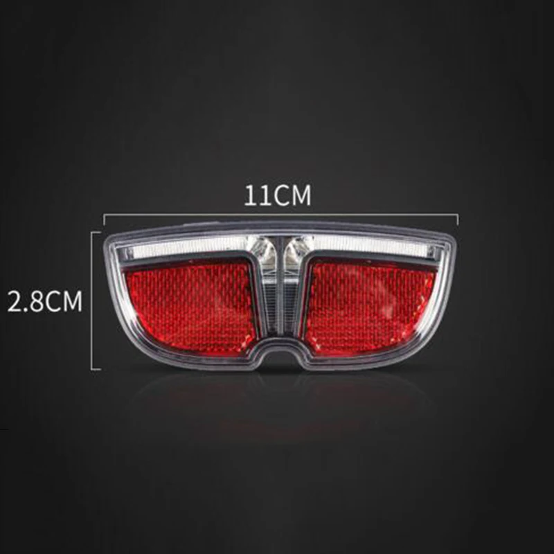 MTB Light Перезаряжаемые велосипедный светодиодный задних сигнальных огней ночного предупреждение о поездке для Bafang
