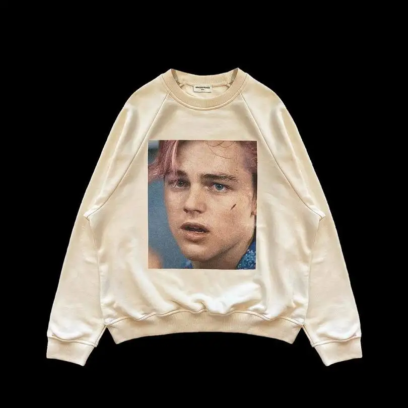 white 19ss Леонардо ARNODEFRANCE Hoodies1: 1 топовое покрытие версия негабаритных уличная Kanye West в стиле «хип-хоп» ARNODEFRANCE кофты Для мужчин Для женщин - Цвет: white