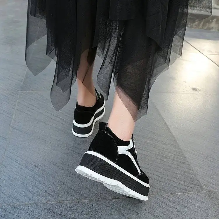 new spring and autumn platform shoes women's platform Korean casual shoes fashion casual shoes increased women's shoes