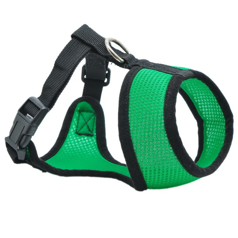 dark green Hoomall собачий жгут, сетка, грудь для жгута, аксессуары для маленьких собак, для собак Регулируемый светодиод, 1 шт., жгут, нейлон, средний, для улицы - Цвет: dark green
