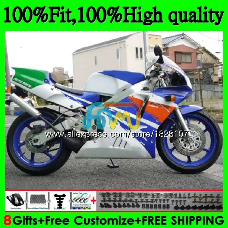 Литья под давлением для HONDA MC28 NSR250R 94 синий/белый 95 96 97 99 86BS. 70 СМП 250 250R NSR250 R 1994 1995 1996 1997 1998 1999 обтекатель