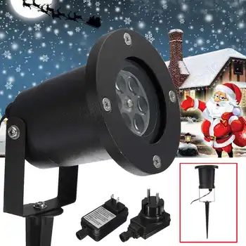 

1Set Outdoor Garden Laser Fairy Light Projection Projector Snow Landscape LED Lamp Stage Lights