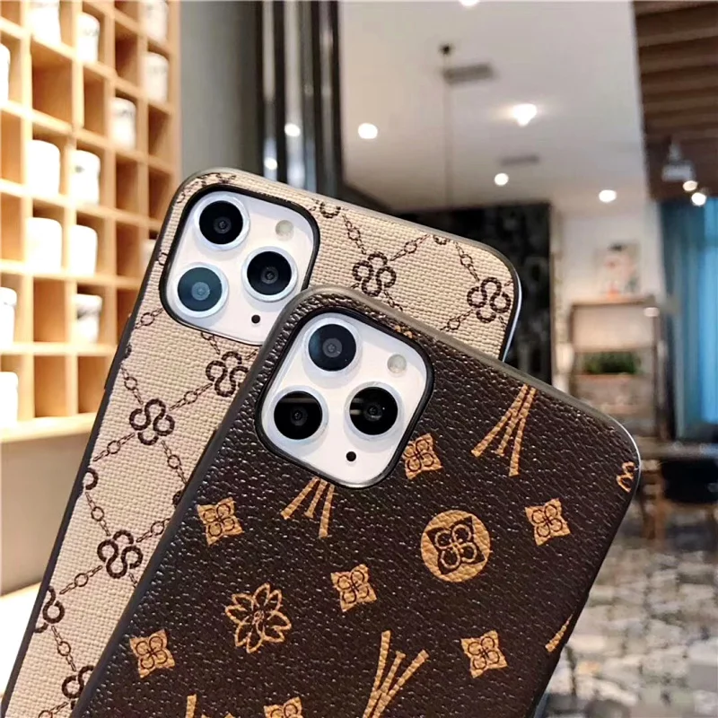 MIKE KLARKE MK.81 Luxury Geometric PU Leather Case For iphone 12 Mini 11 Pro Max Case X 6 7 8 Plus XR Xs Max Vintage Cover (4)