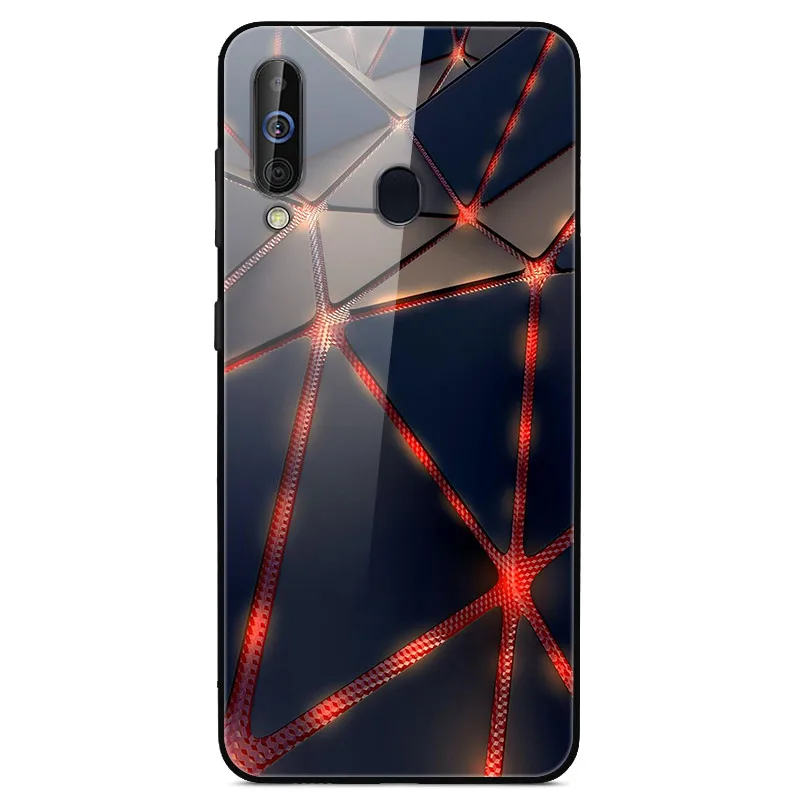 05 Чехол для samsung Galaxy A60, чехол из закаленного стекла «Планета космос», чехол из стекла для samsung A60 SM-A6060 6,", оболочка A60 - Цвет: 05