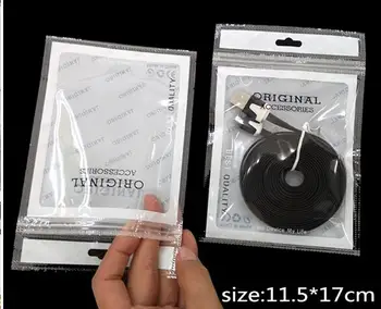 

Qi size:11.5*17cm Clear Self Seal Reclosable Zipper Plastic Retail Packing Bag Zip Lock Bag Retail Package With Hanging Hole