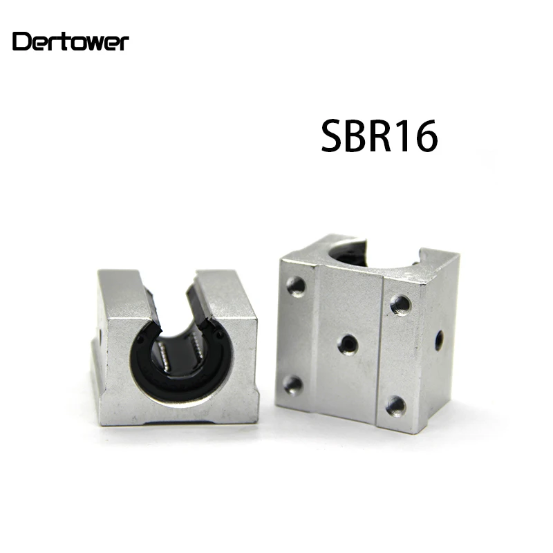 1pc SBR16UU 16mm Linear Bearing Pillow Block 16mm Open Linear Bearing Slide Block CNC Router Parts