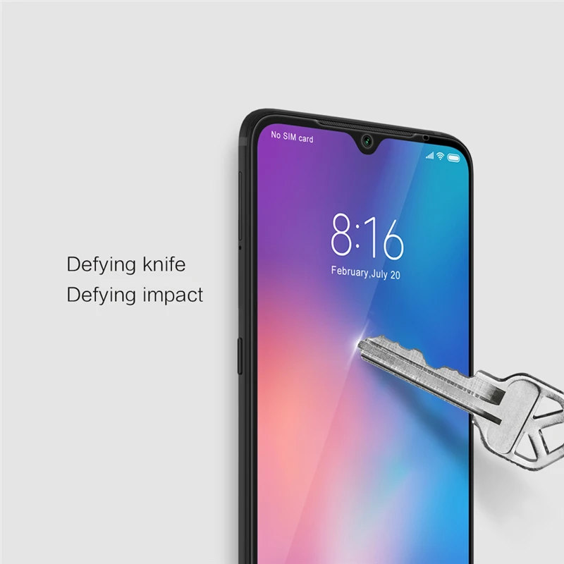 NILLKIN для Xiaomi mi 9/mi 9 Explorer закаленное стекло 3D Изогнутые, с полным охватом передняя защита экрана стеклянная пленка для Xiaomi mi 9