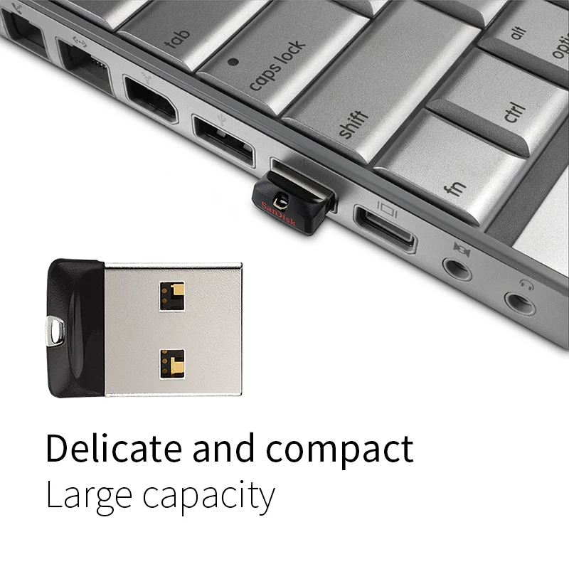 Лидер продаж, SanDisk Mini USB 2,0, флеш-накопитель, 64 ГБ, 32 ГБ, 16 ГБ, 8 ГБ, CZ33, USB флеш-накопитель, флешка, карта памяти, u-диск, usb