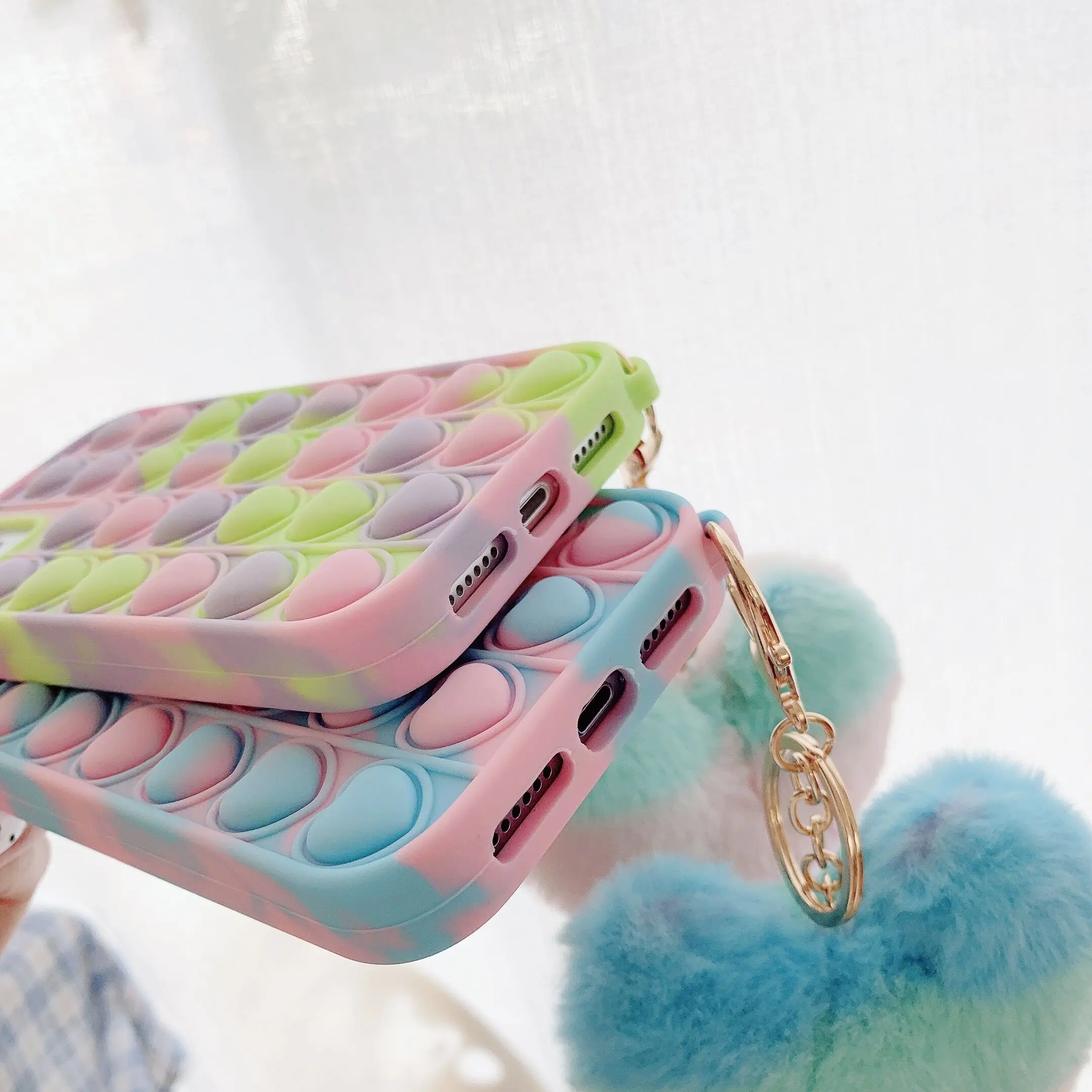 Case for Sumsung Galaxy A10E A32 A12 A31 A71 A51 4G 5G Pop lovePush It Bubble Case For Sumsung A30 A50 A11 A21 Toy Back Cover cute samsung phone case
