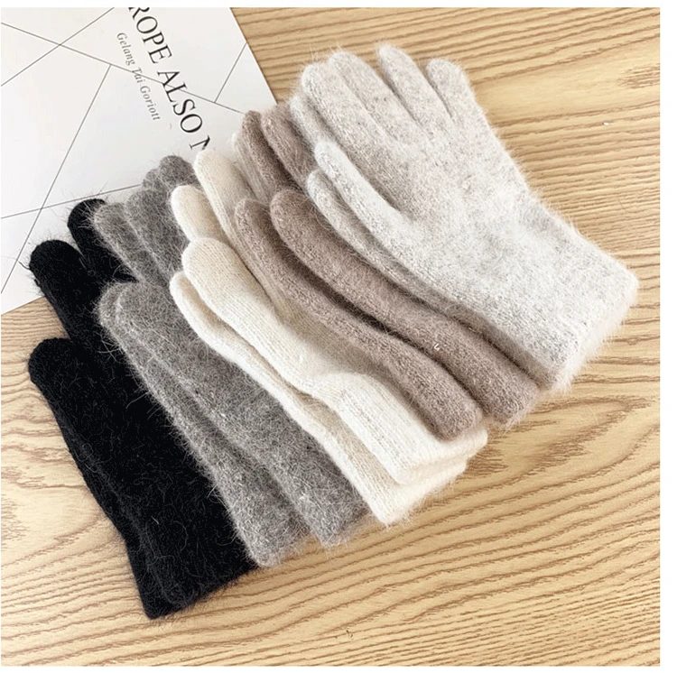 Женские зимние перчатки, милые плюшевые теплые перчатки для верховой езды, женские перчатки, женские зимние перчатки, зимние перчатки для женщин